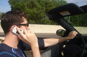 Driving On a Cell Phone - Photo by Chris Corwin